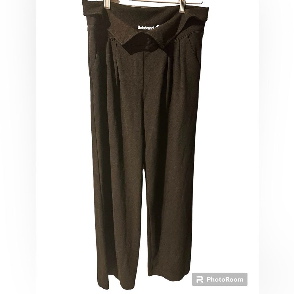 BETABRAND Black Pant 60% Rayon. Size L